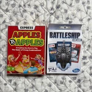 Set/2 new Hasbro Card Game - Blue